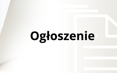 INFORMACJA DLA MIESZKAŃCÓW