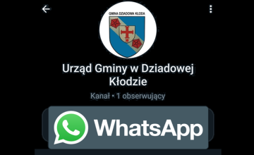 Publiczny kanał Urzędu Gminy w aplikacji WhatsApp