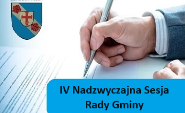IV Nadzwyczajna Sesja Rady Gminy