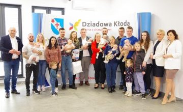 Powitanie najmłodszych mieszkańców Gminy Dziadowa Kłoda