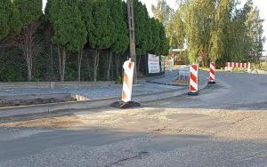 Chodnik oraz droga powiatowa Dziadowa Kłoda-Dalborowice - budowa (22)