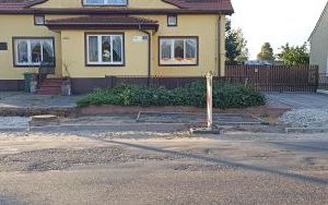 Chodnik oraz droga powiatowa Dziadowa Kłoda-Dalborowice - budowa (20)