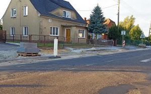 Chodnik oraz droga powiatowa Dziadowa Kłoda-Dalborowice - budowa (21)