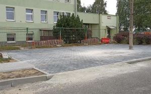 Chodnik oraz droga powiatowa Dziadowa Kłoda-Dalborowice - budowa (16)