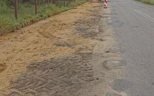 Chodnik oraz droga powiatowa Dziadowa Kłoda-Dalborowice - budowa (3)