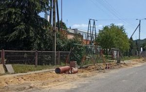 Chodnik oraz droga powiatowa Dziadowa Kłoda-Dalborowice - budowa (10)