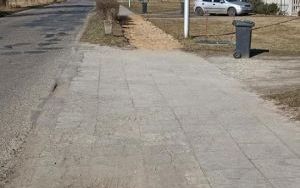 Chodnik oraz droga powiatowa Dziadowa Kłoda-Dalborowice - budowa (14)