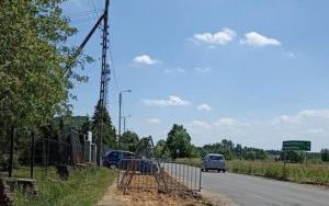 Chodnik oraz droga powiatowa Dziadowa Kłoda-Dalborowice - budowa (16)