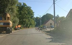 Chodnik oraz droga powiatowa Dziadowa Kłoda-Dalborowice - budowa (3)
