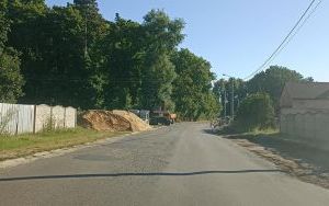 Chodnik oraz droga powiatowa Dziadowa Kłoda-Dalborowice - budowa (5)
