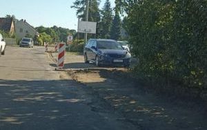 Chodnik oraz droga powiatowa Dziadowa Kłoda-Dalborowice - budowa (8)